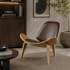 Chocoluxe Shell Lounge Chair