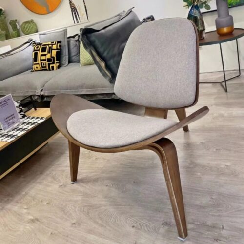 Cloud Whisper: The Gray Shell Lounge Chair photo review