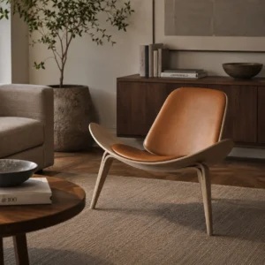 Capuchino Shell Lounge Chair