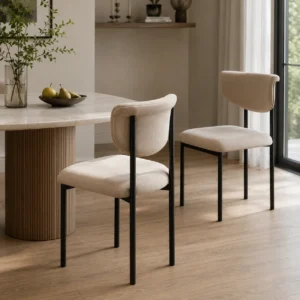 Down & Up Italian Side Chairs