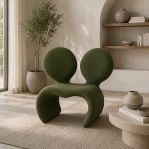 Dont Fk With The Mouse Upholstered Accent Armchair