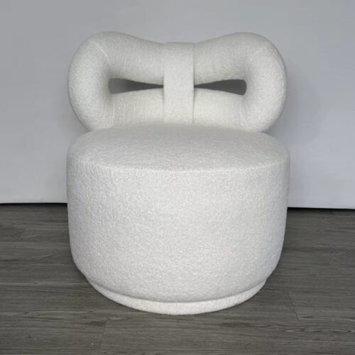 Cylinder Lambswool Ribbon Accent Chair photo review