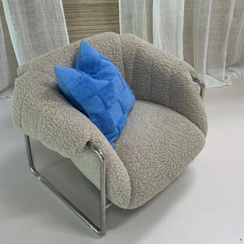 Living Room Lamb Wool Armchair photo review