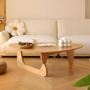 Triangle Design Solid Wood Coffee Table