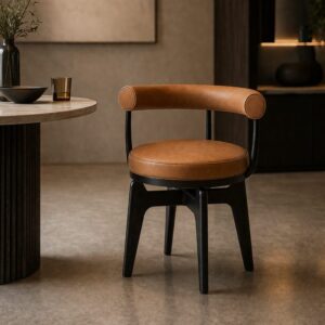 Indochine Swivel Dining Chair