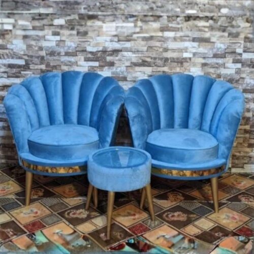 Shell Design Fabric Single Sofa photo review