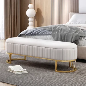 Vibrant Velvet Storage Bench