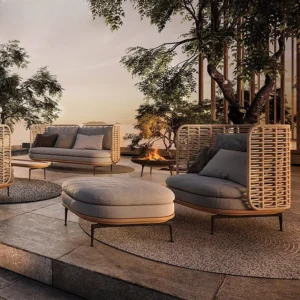 Mistral Outdoor High Back Sofa
