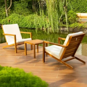 Scandinavian Style Wooden Lounge Chair