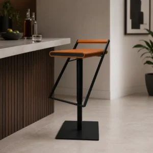 Modern Geometric Design Bar Chair