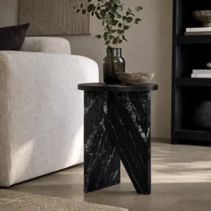 Verde Marble Side Table