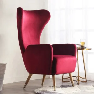Wingback Wing Fabric Armchair