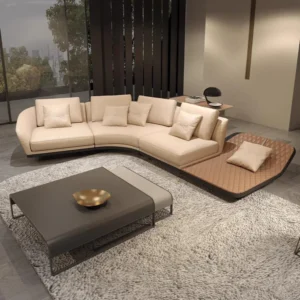 Luxury Italian Curved Sectional Sofa