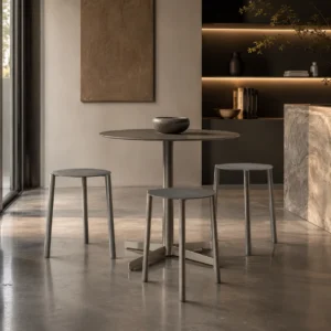 Minimalist Metal Dining Stool
