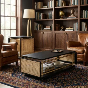 Wiener Box Rectangular Coffee Table With Storage Space