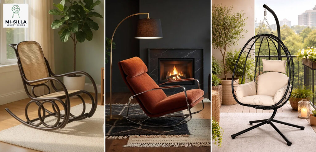 Modern rocking chair collection