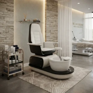 Spa Pedicure Chair with Adjustable Seat & Backrest